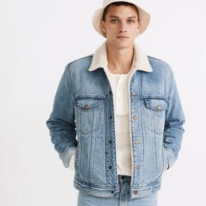 Madewell Men’s Sherpa Classic Jean Jacket Medium